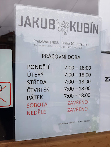 Řeznictví Jakub Kubín - Gastronomie a pohostinství
