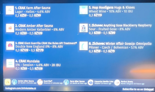 Drinkøtéka : Craft Beer Bar & Bottle Shop - Gastronomie a pohostinství