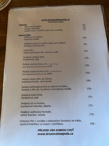 Opinii despre Brusova restaurace în Mohelnice - Gastronomie a pohostinství