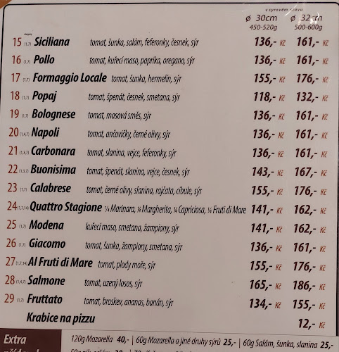 Comentarii opinii despre Cukrárna, kavárna a pizza Karel Červinka