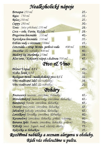 Opinii despre Cukrárna U Zámku în Branná - Gastronomie a pohostinství