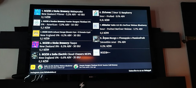 Opinii despre Drinkøtéka : Craft Beer Bar & Bottle Shop în Nové Město - Gastronomie a pohostinství