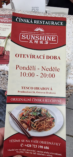 Sunshine - Gastronomie a pohostinství