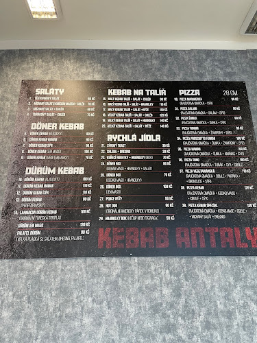 Opinii despre Kebab Antalya Rumburk în Rumburk - Gastronomie a pohostinství