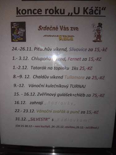 Opinii despre Restaurace u Káči în Most - Gastronomie a pohostinství