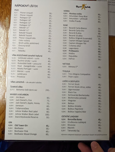 Opinii despre Dýdy Baba în Pardubice II - Gastronomie a pohostinství