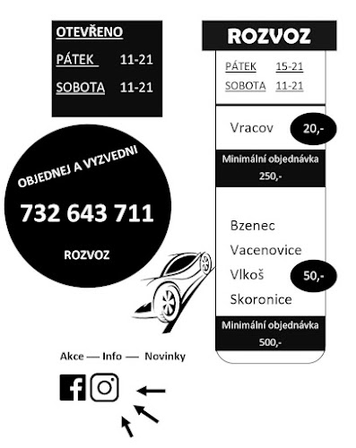 Opinii despre Rozárčino bistro (TakeAway) în Vracov - Gastronomie a pohostinství