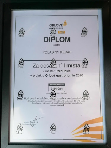 Opinii despre Polabiny Kebab în Pardubice II - Gastronomie a pohostinství