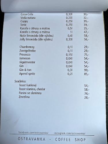 Ostravanka Coffee Shop CENTRUM OV