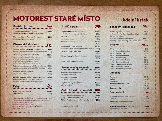 Motorest Staré Místo