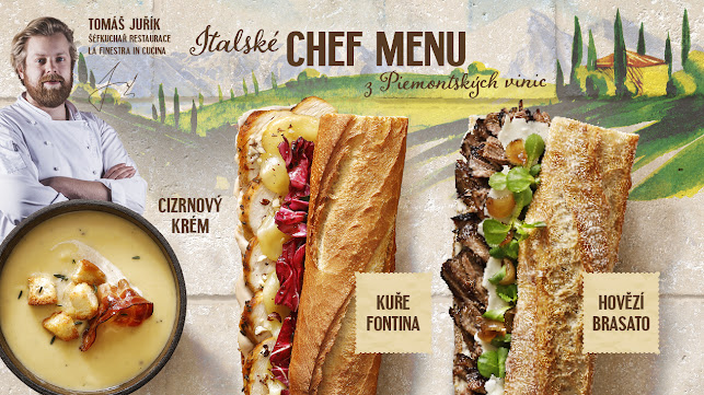 Opinii despre Bageterie Boulevard în Brno - Gastronomie a pohostinství