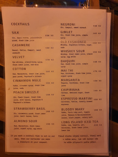 Opinii despre Satin Bar & Cafe în Brno - Gastronomie a pohostinství