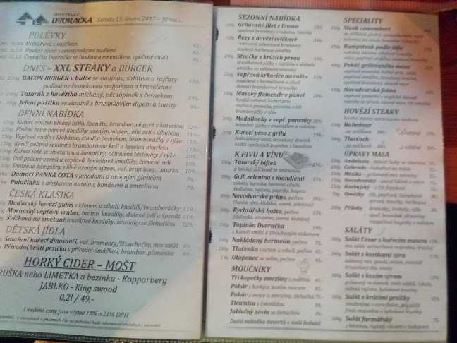 Comentarii opinii despre Hostinec Dvoračka