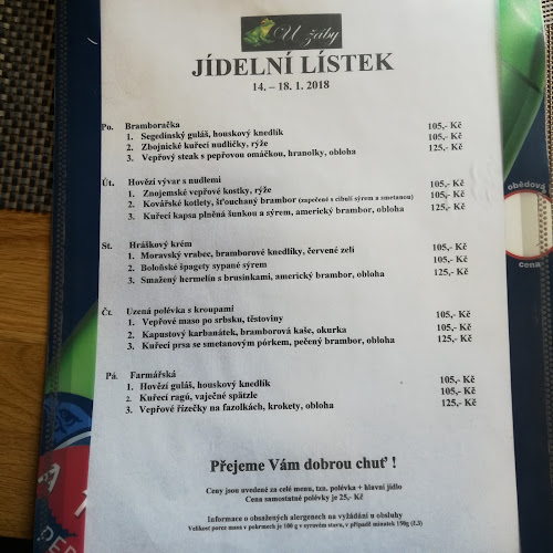 Restaurace U ŽÁBY - Gastronomie a pohostinství