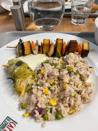 Opinii despre Zelená zahrada vegetariánská jídelna în Vrchlabí - Gastronomie a pohostinství