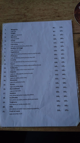 Opinii despre Pizzerie U Kozliků în Pardubice - Gastronomie a pohostinství