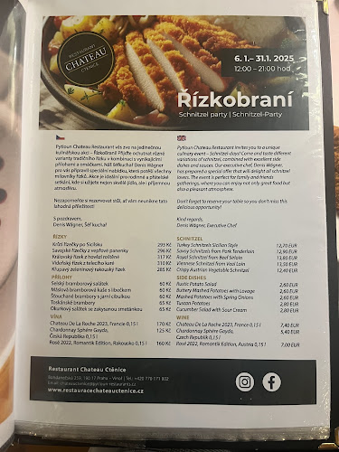Restaurace Chateau Ctěnice - Praha
