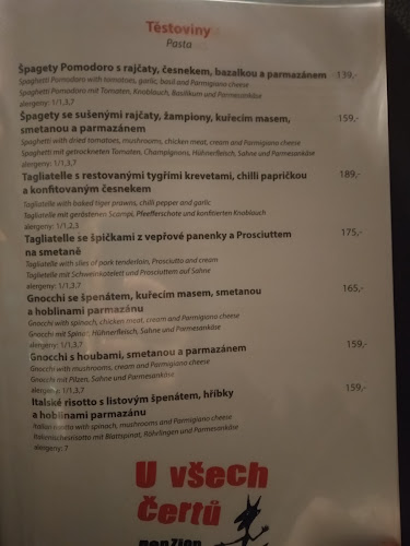 U Všech čertů - Gastronomie a pohostinství