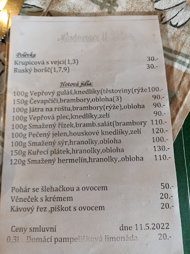 Restaurace U Bětky - Gastronomie a pohostinství