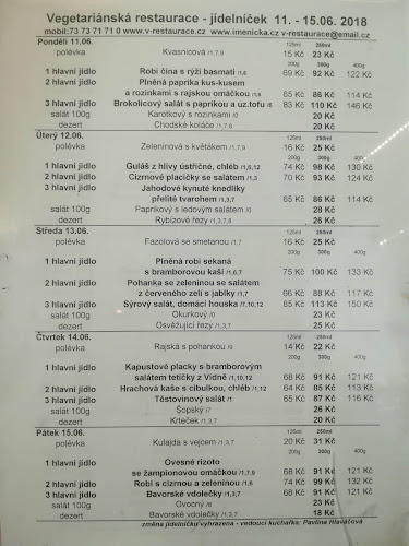 Opinii despre Vegetariánská restaurace în Kroměříž - Gastronomie a pohostinství