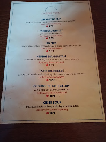 Modrá myš Cocktail bar - Ostrava