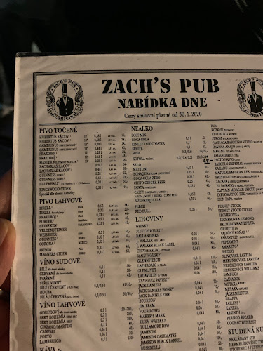 Opinii despre Zach's Pub în Plzeň - Gastronomie a pohostinství