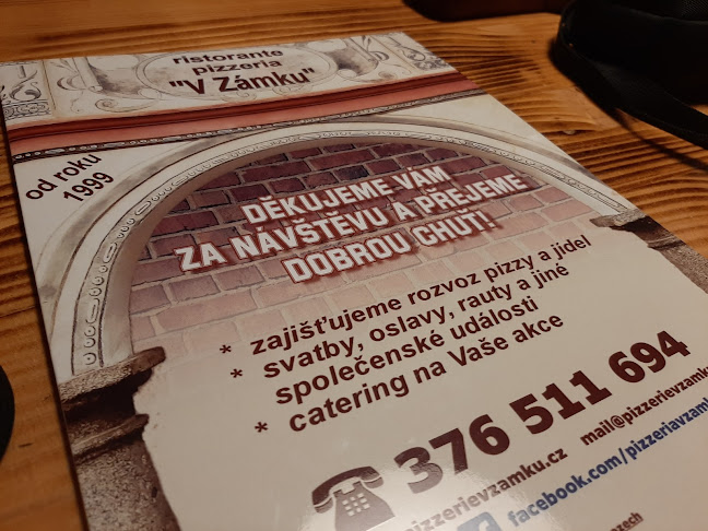Opinii despre Pizzerie V Zámku în Horažďovice - Gastronomie a pohostinství
