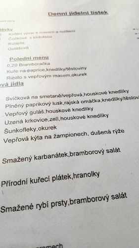 Opinii despre Hostinec U Mrštíků în Polička - Gastronomie a pohostinství