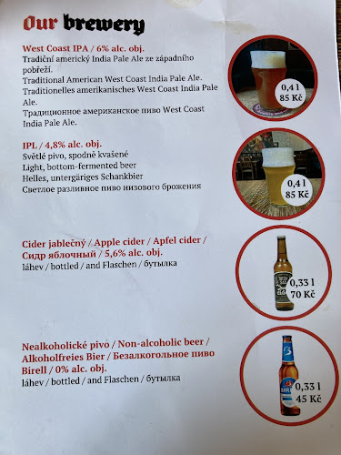 Pivovar U Tří růží - Gastronomie a pohostinství
