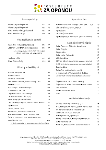 Restaurace ZA OPONOU