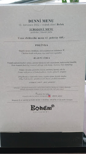 Bohém Restaurant Litomyšl