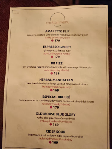 Modrá myš Cocktail bar