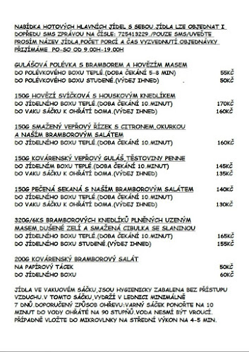 Restaurace Na Kovárně - Gastronomie a pohostinství