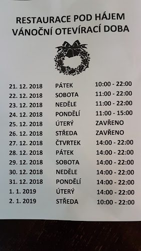 Restaurace Pod Hájem - Praha 8
