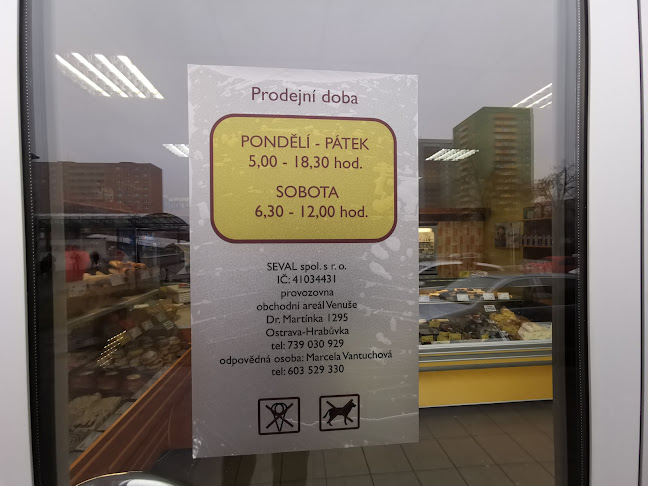 Opinii despre Pekařství Seval, pobočka Venuše în Ostrava - Gastronomie a pohostinství