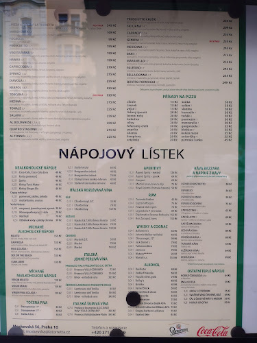 Opinii despre Pizzeria La Torretta în Praha - Gastronomie a pohostinství