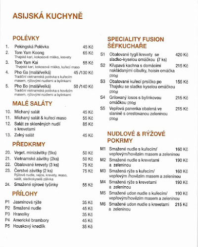 Opinii despre Fusion Restaurant în Cheb - Gastronomie a pohostinství