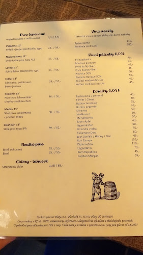 Knížecí pivovar Plasy - Gastronomie a pohostinství