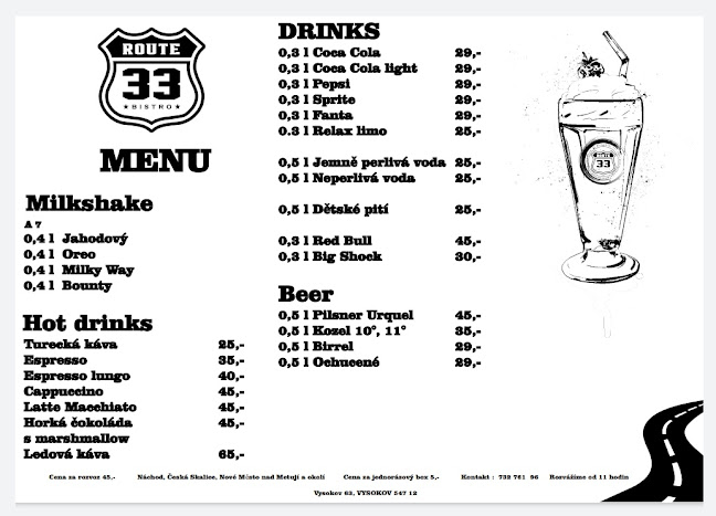 Route 33 bistro - Vysokov
