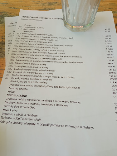 Comentarii opinii despre Restaurace Můstky
