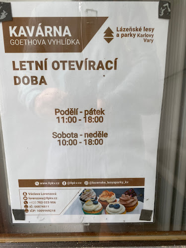 Opinii despre Kavárna Goethova vyhlídka în Karlovy Vary - Gastronomie a pohostinství