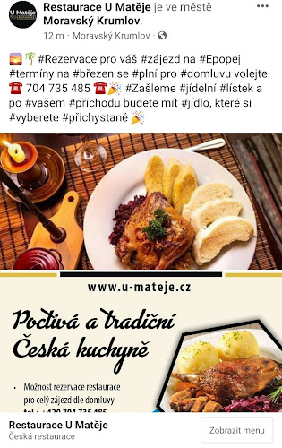Restaurace U Matěje - Moravský Krumlov