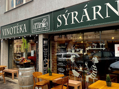Český archiv vín Dejvice (vinotéka, vinný bar, sýrárna, eshop s vínem)