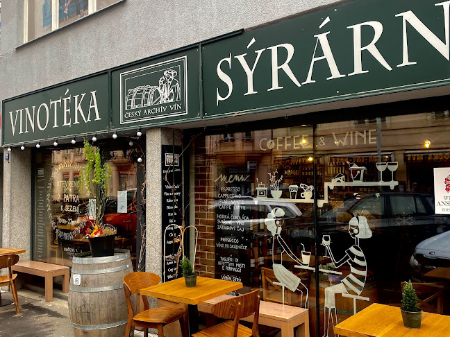 Český archiv vín Dejvice (vinotéka, vinný bar, sýrárna, eshop s vínem)