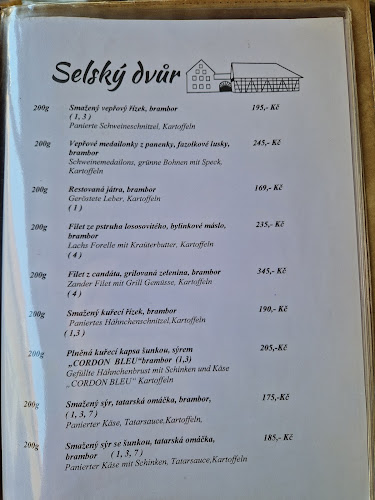 Opinii despre Restaurace / Penzion - Selský dvůr în Karlovy Vary - Gastronomie a pohostinství