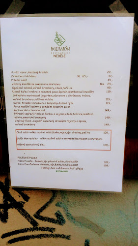 Opinii despre Rozmarýn în Praha 16 - Gastronomie a pohostinství