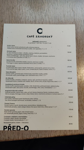 Café Záhorský - Praha