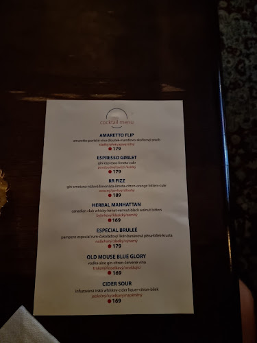 Modrá myš Cocktail bar - Gastronomie a pohostinství
