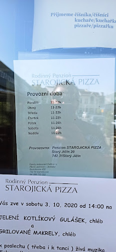 Penzion starojická pizza - Gastronomie a pohostinství