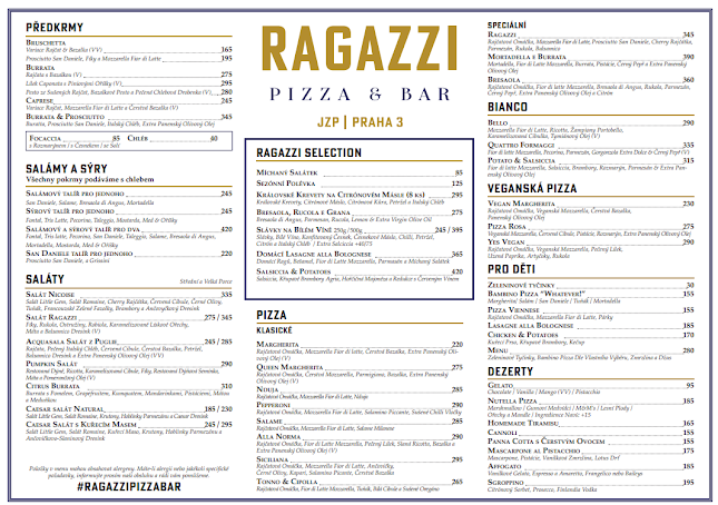 Ragazzi Pizza & Bar JZP - Vinohrady